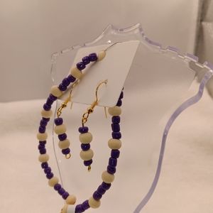 Handmade beaded wire set